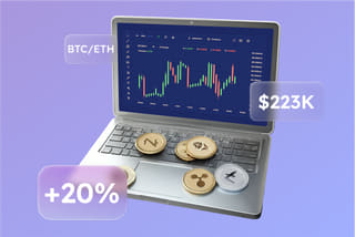 Rappresentazione della tecnologia del sistema di trading automatizzato con AI su Lieta Patriov