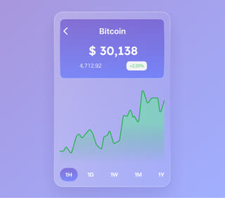 vista d'insieme della piattaforma di trading di criptovalute Lieta Patriov con dati in tempo reale